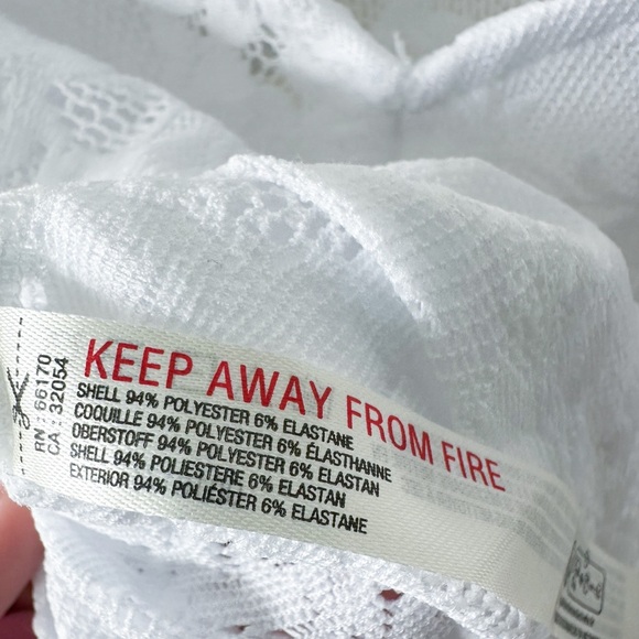 NWOT Free People In Rotation Layering Top Size Large Color White - Picture 8 of 8